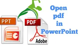 open PDF in PowerPoint document