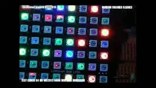 PROVA TEST CJMCU 64 Bit WS2812 5050 RGB LED NEOPIXEL