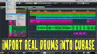 How to import drums into Cubase 10.5