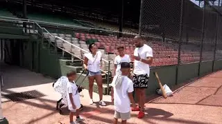 The Ellises visit Rickwood Field
