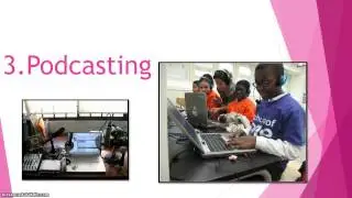 Blog,podcast and RSS.