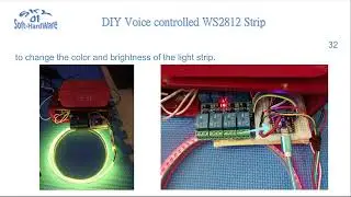 ESP32+WS2812 Strip Voice controlled
