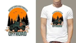 Ideogram Ai Adventure Offroad T-shirt Design Bangla Tutorial – Offroading Custom T-shirt Design