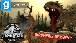 THE INDOMINUS REX IN GMOD! | Gmod Mod Reviews