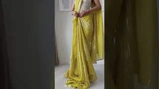 Basic saree draping tutorial 💛 