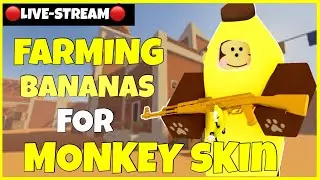 🔴FARMING BANANAS FOR MONKEY SKIN IN ROBLOX ARSENAL🔴(Roblox live)
