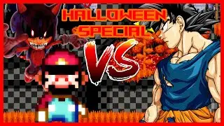 MUGEN Sonic.Exe V2 Nitro Patch & PS Mario JUS Size VS Son Goku RN