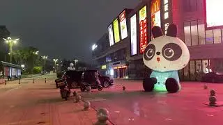 📢China Nightlife，Urban night walk in Fuling District, Chongqing 2, China🚶 | 4K China  中国重庆市涪陵区的城市夜行