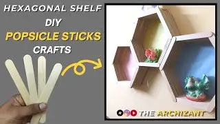 Diy Wall Shelf | Popsicle Stick Craft | 5 minute crafts | Wall Shelf using Ice Cream Stick