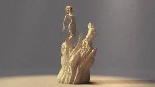 Blender 3d: Sea Maiden Throne