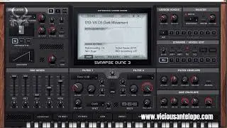 Free Synapse Audio Dune 3 Presets - Dark Silence - Vicious Antelope presets walkthrough