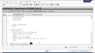 Interactive Report- SAP ABAP