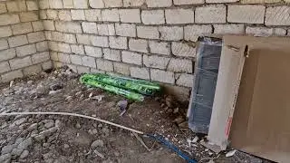 Стройка продолжается/Помазали стены/Поставили окна/Купили утеплитель на крышу #новыйдом #стройка