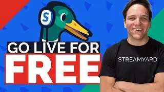 EASILY Livestream on YouTube for FREE with StreamYard!