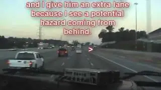 trucking in traffic tips for new drivers. Riding through Knoxville TN