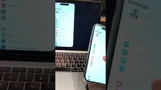Monitor iPhone Screen In Macbook Easily #shorts #macbook #iphone14promax