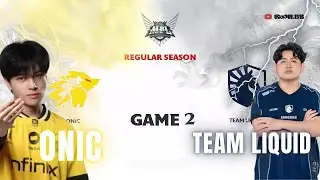 ONIC vs TLID GAME 2 | MPL ID S17 | WEEK 6 DAY 2                      