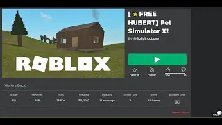 PET SIMULATOR X COPY GAME REUPLOADED...