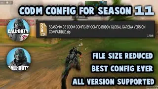 CODM CONFIG SEASON 11 | FIX LAG IN CODM SEASON 11 SUPER SMOOTH 60FPS | 480p