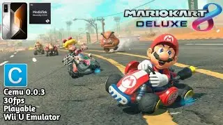 Mario Kart 8 Deluxe Cemu Emulator Gameplay - Infinix GT 30 Pro (Dimensity8350Ultimate)