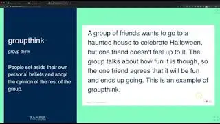 How to make slides full of vocabulary examples from Xamplr.com
