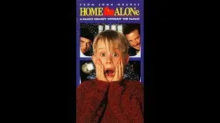 Opening and Closing To Home Alone 1991 VHS