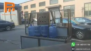 80BPH Semiauto 18.9L 5 Gallon Water Washing Filling Capping Machine