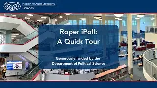 Roper iPoll: Quick Tour