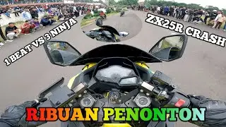 SEKALI KELUAR SI KACU BALAP LAWAN EMAK GILA - AKANG MV - PAROPO NAULI SAMPE CR4SH  RIBUAN PENONTON