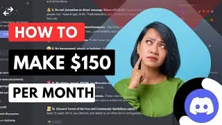 Make $150 Monthly Income on Discord with Proved Methods. 