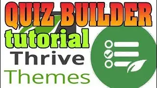 thrive quiz builder - best wordpress quiz builder - thrive quiz builder tutorial