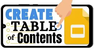 Create Table of Contents on your Google Slides Mobile App (Linked Slides)