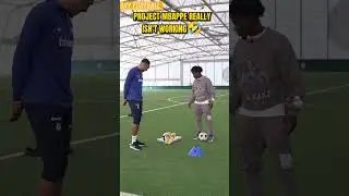 Aubameyang tries to get Project Mbappe going 🤣 
