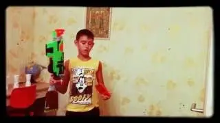 NERF прокачка трикшот "очередь"