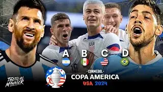2024 Copa America Group Stage Draw LIVE REACTION