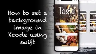 How to set a background image in Xcode using swift