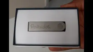 Unboxing a Polkadot branded Ledger Nano X hard wallet device | Uncut | ASMR