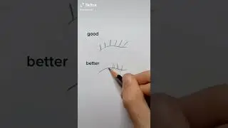 How to draw eyelashes 👁️👁️#art #Short