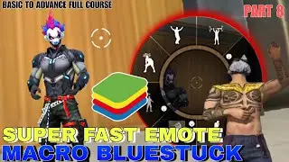 Bluestuck Free Fire Fast Emote Macro Trick | How to set Fast Emote macro 