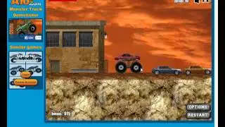прохождение игры Monster Truck Demolisher №1