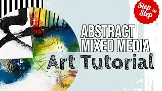 Art Journal Tutorial - Abstract Mixed Media Painting  