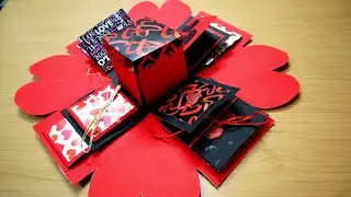 Best Explosion Box | Valentine Gift For Him | Diy Handmade Valentine Day Gift Ideas