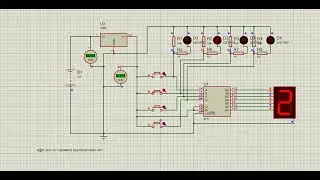 BCD TO 7 SEGMENT DECODER USING CD4511// PROTEUS SIMULATION