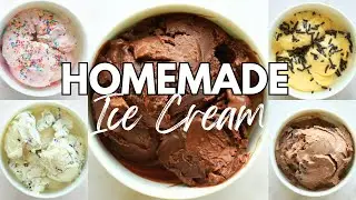 5 Homemade Ice Cream Recipes You Will Love | LEARN HOW TO MAKE HOMEMADE ICE CREAM