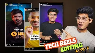 TECH REELS EDITING TUTORIAL ✅️FREE  ✅️VIDEO EDITING FULL COURSE 🔥@nsbpictures  #videoediting