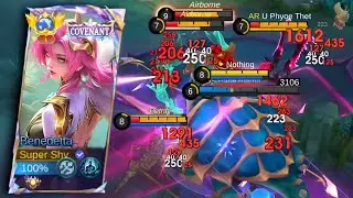 2025 BENEDETTA BEST 1HIT BUILD TO DOMINATE THE WHOLE RANKED GAME IN SEASON 36!! | MOBILE LEGENDS
