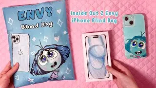 🩵paper diy🩵 INSIDE OUT 2 ENVY unboxing paper iphone blind bag | tutorial | ASMR | applefrog