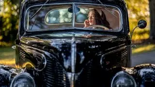 Zeiss Batis 85mm Portraits in a 1939 Ford Standard Coupe- Sony A7Rii at a Jason Lanier Workshop