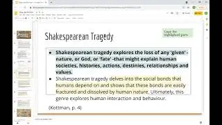 King Lear Overview Part 1