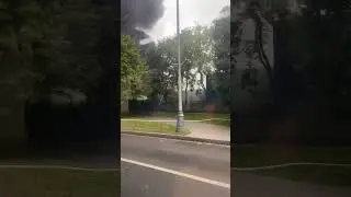 Пожар на ул Подольских Курсантов